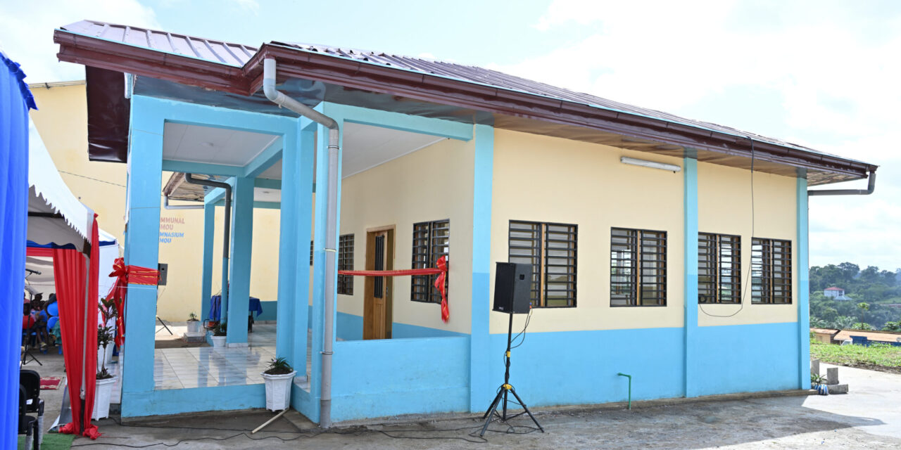 COTCO builds a school canteen in Ngoumou